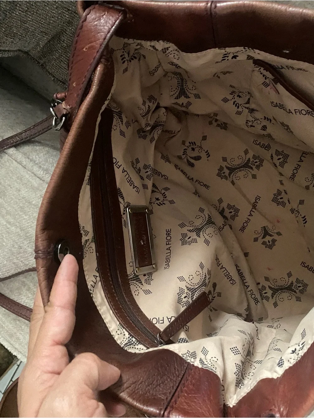Vintage Isabella Fiore Brown Shoulder bag